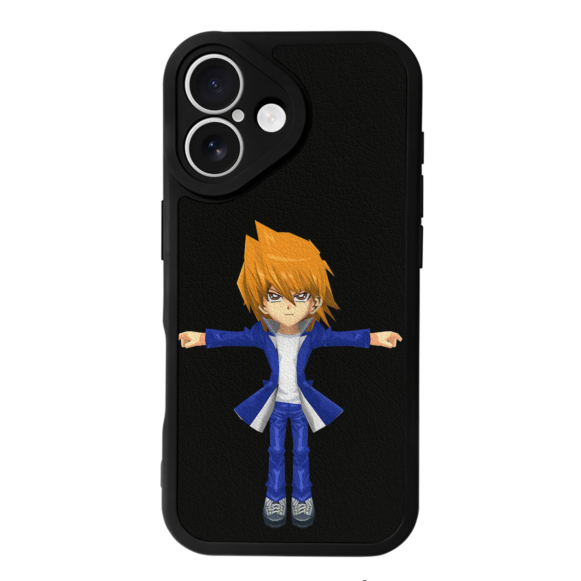 遊☆戯☆王 Yu-Gi-Oh! 【iPhone 16シリーズ対応】シリコンスマホケース（レザー調） 材質：シリコン